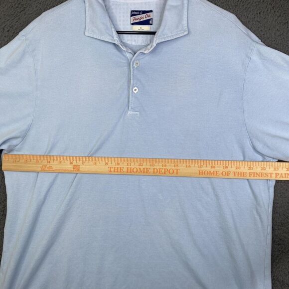 Johnnie-O Polo Shirt Mens XL Hangin Out Short Sleeve Spandex Golf Casual Stretch - Picture 5 of 9